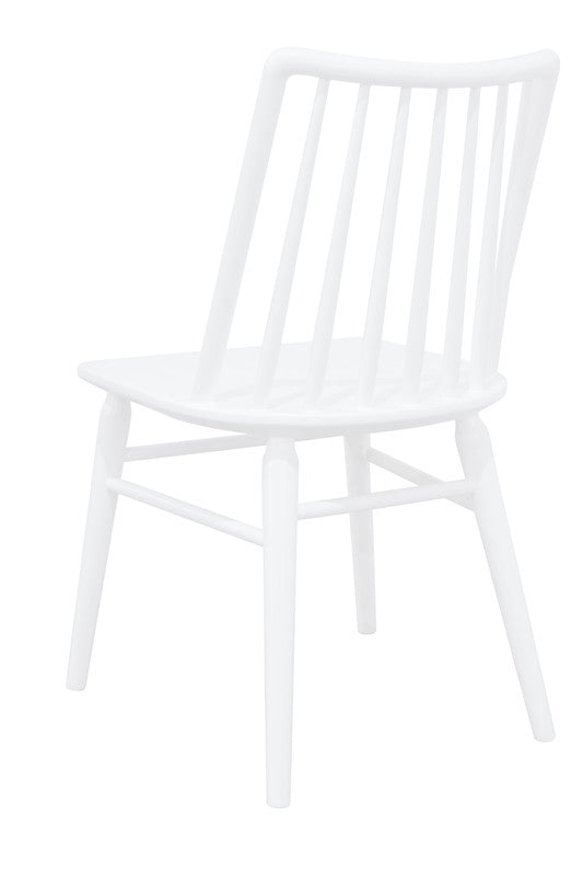 Solid Oak Dining Chair - Set Of 2 Natural/White