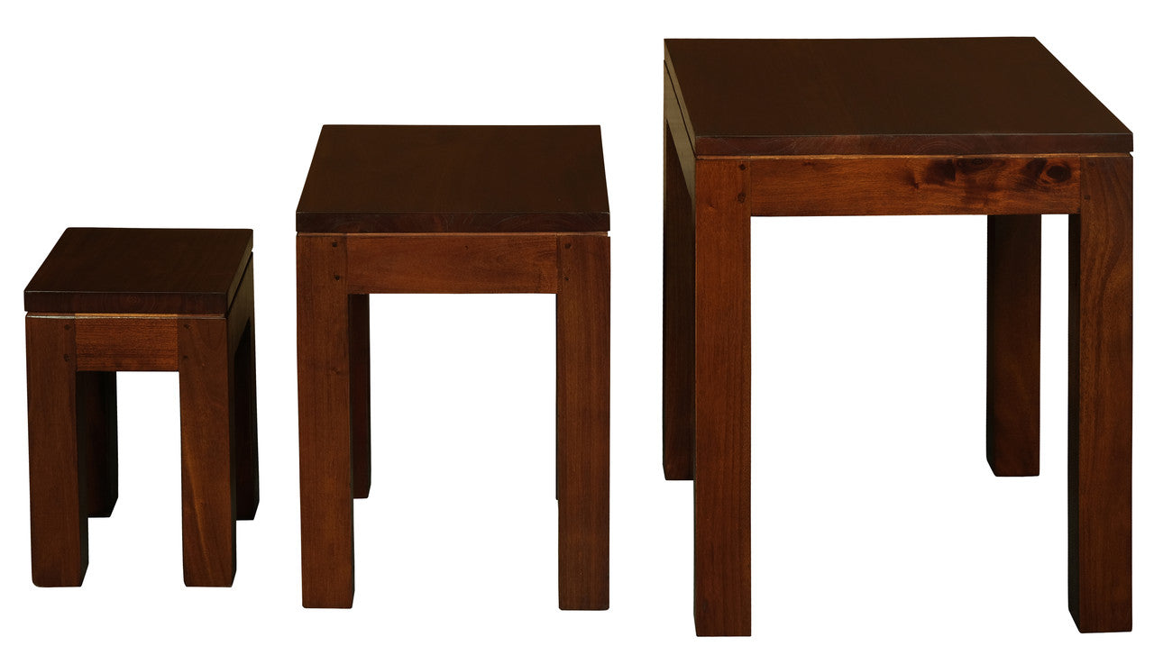 Nest of Table Set of 3 (Chocolate)