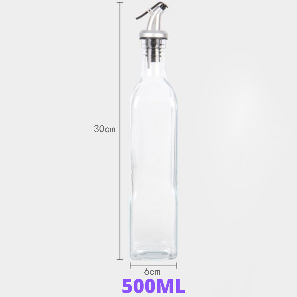 500ml Glass Oil Vinegar Pourer Set 4PCS
