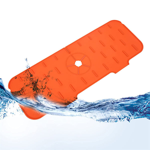  Silicone Faucet Sink Mat Splash Guard Splash Pad Splashback