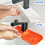 Silicone Faucet Sink Mat Splash Guard Splash Pad Splashback