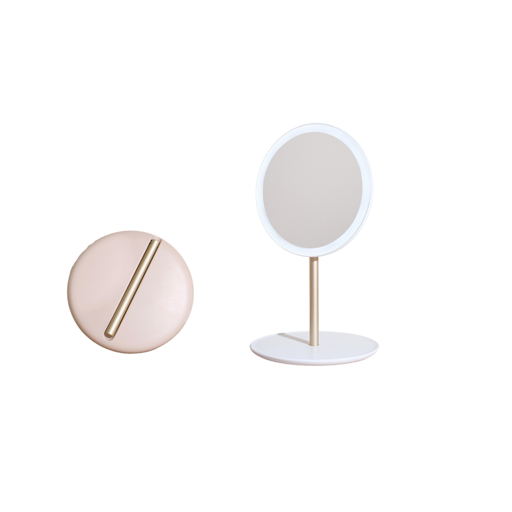 Travel Makeup Mirror Pink