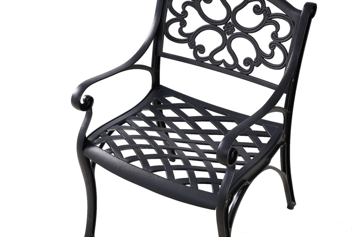 Aluminium Chair Black Pair