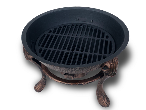 Vesuvius Firepit Bbq With Lid