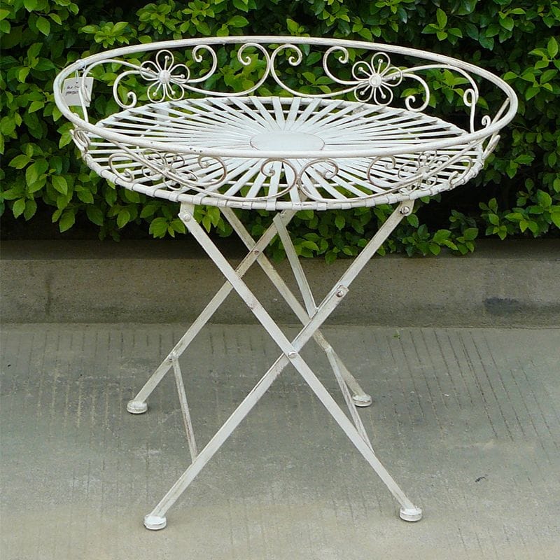 Ellipse Side Table Iron 62x48x59cm