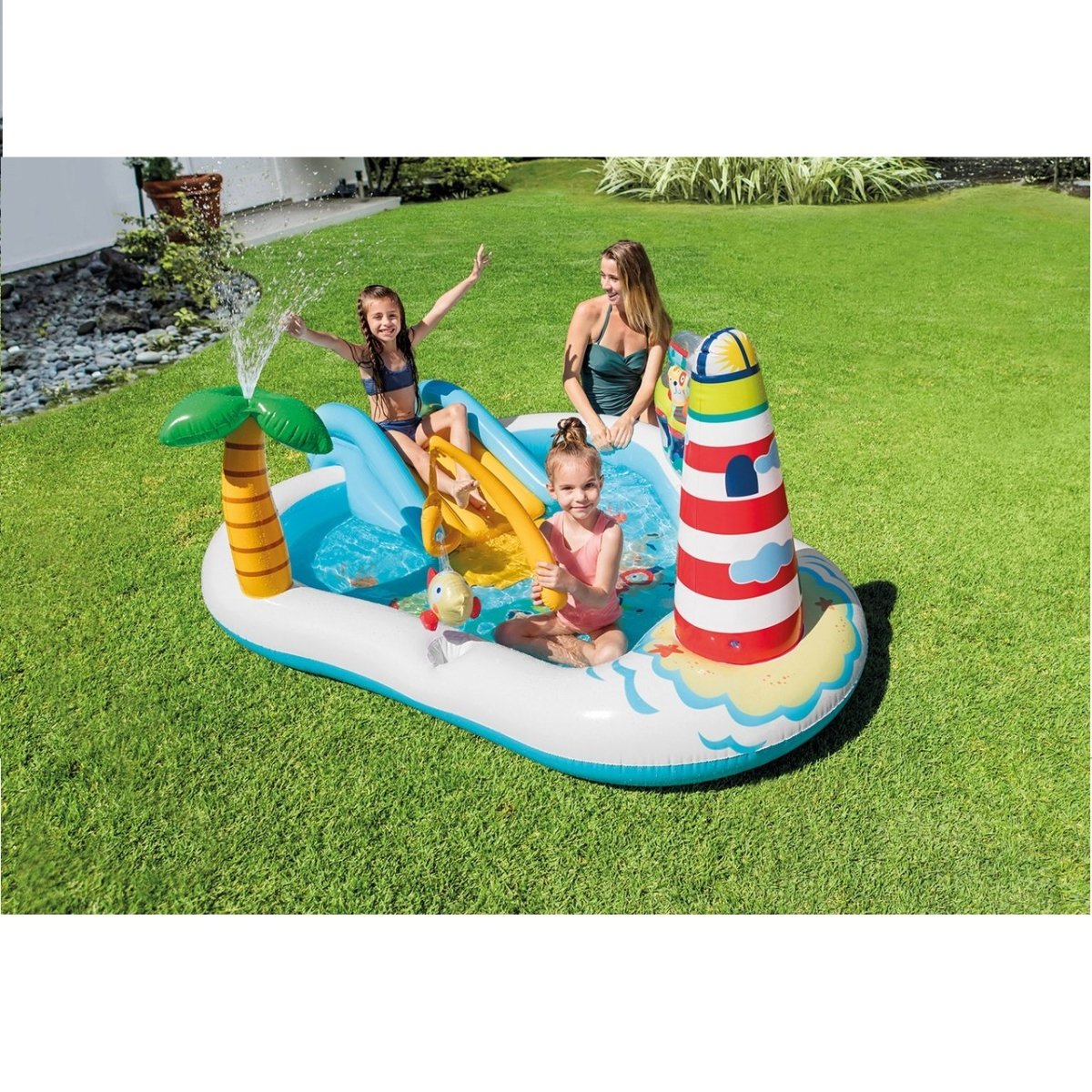 Fishing Fun Play Center Inflatable Kiddie Pool 57162Np