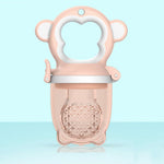 Newborn Baby Food Nipple Feeder Pacifier - Brown, Small