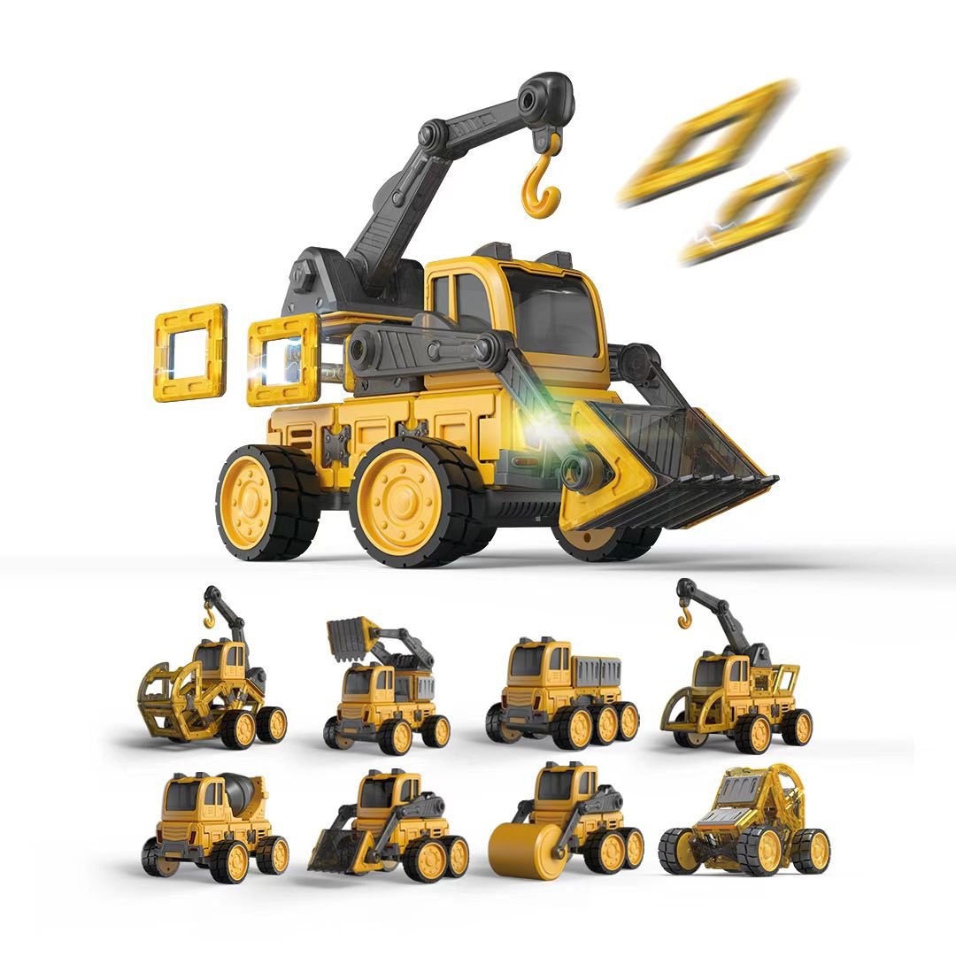 Construction Crew Magnetic Truck