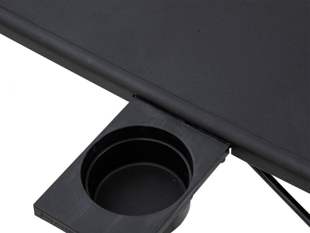 Foldable Table Adjustable Tray Laptop Desk Black