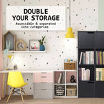 119Cm Black Bathroom Storage Cabinet Tall Slim