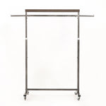 Coat Stand Rack With Adjustable Height In Pearl Grey
