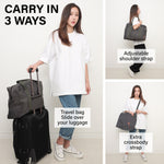 Shopper Bag Travel Duffle Bag Foldable Luggage Nylon