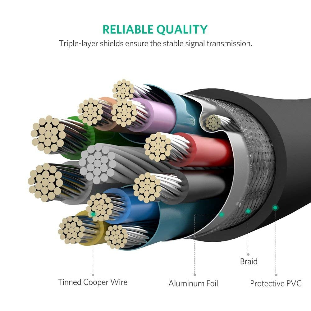 Usb 3.0 A Male To Micro Usb 3.0 Male Cable - Black 0.5M (10840)