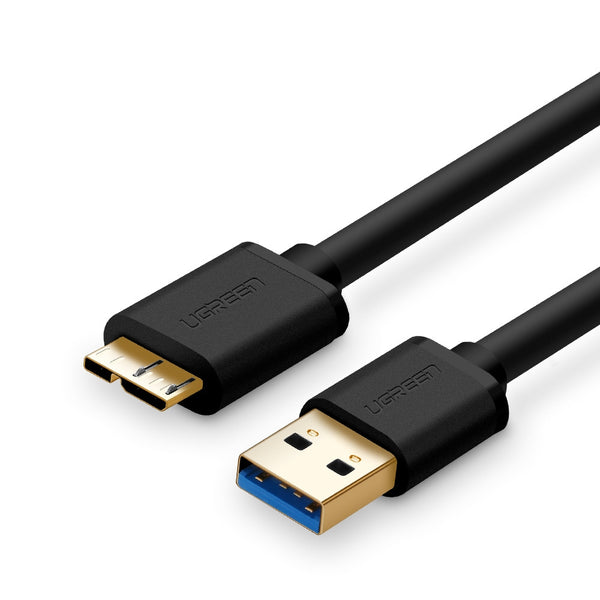  Usb 3.0 A Male To Micro Usb 3.0 Male Cable - Black 2M (10843)