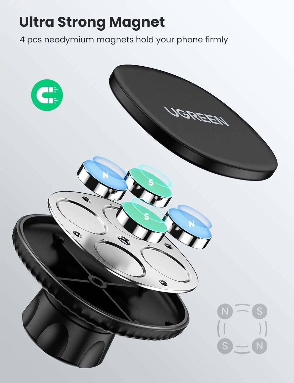80785 Magnetic Phone Car Mount