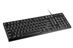 Usb Standard Keyboard - Black (Spill-Resistant)