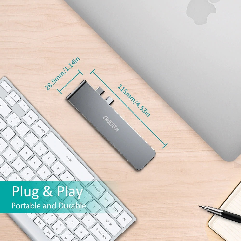 Usb-C 7 In 1 Expand Docking Station Hub For Macbook Pro