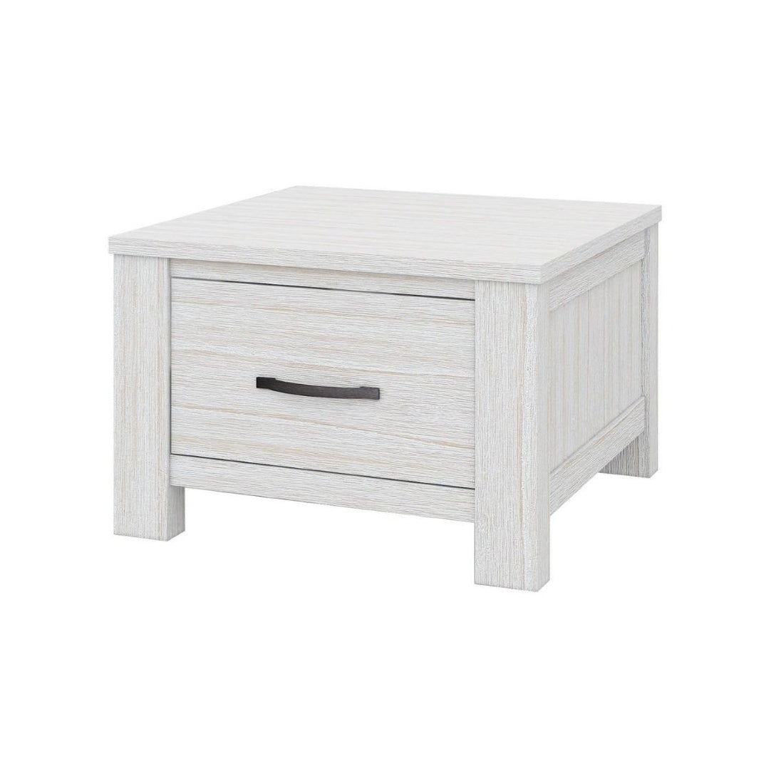 Lamp Table 60Cm Coffee Side Laptop Desk Bedside Sofa End - White