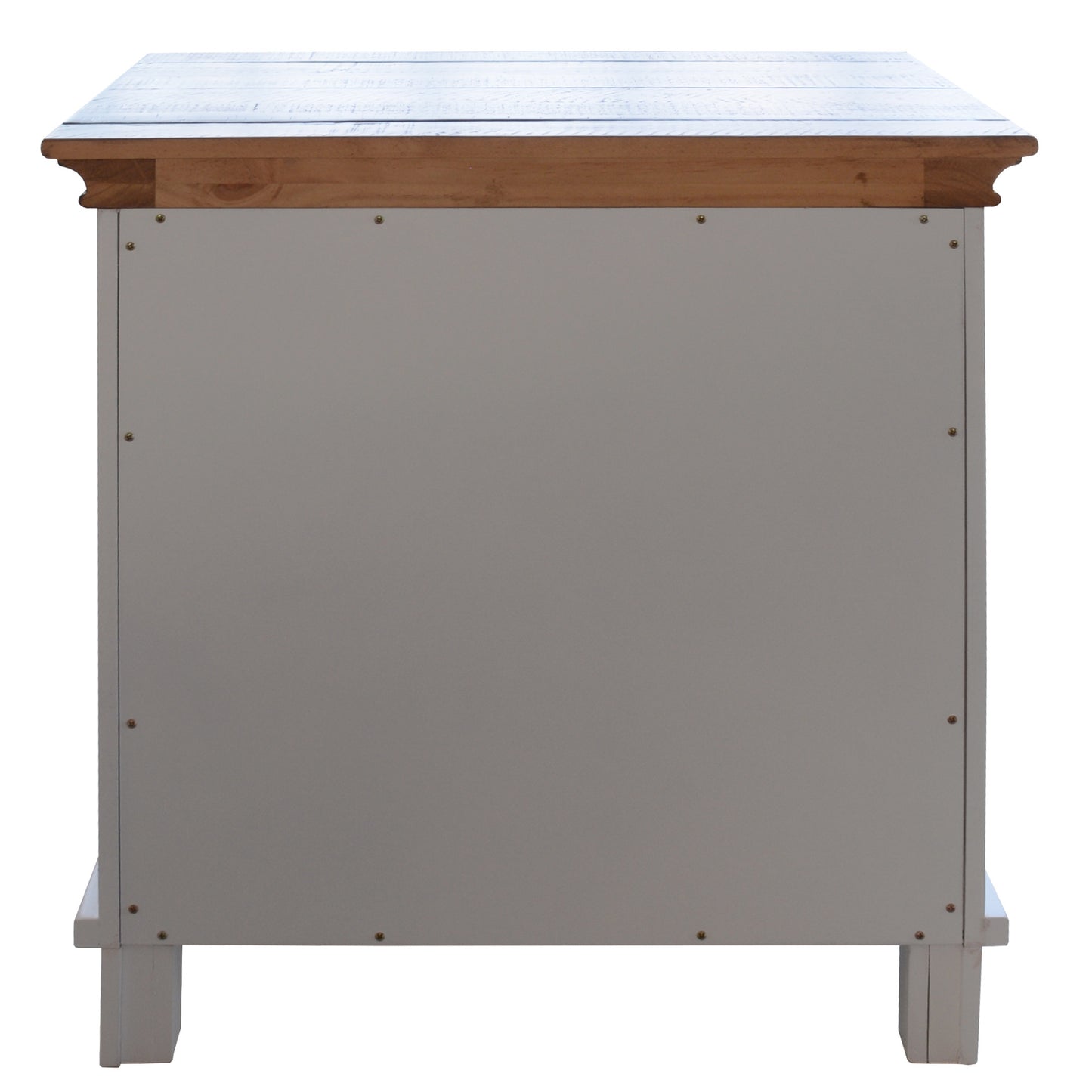 Bedside Nightstand 3 Drawers Storage Cabinet Shelf Side Table - White