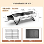 Foldable Portable Charcoal Bbq Grill For Outdoor Picnics