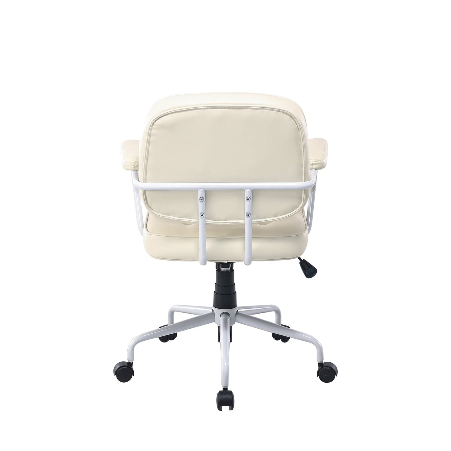 Office Chair Faux Leather White single