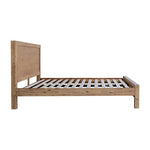 Versatile King Single Bed Frame in Solid Acacia Wood - Oak