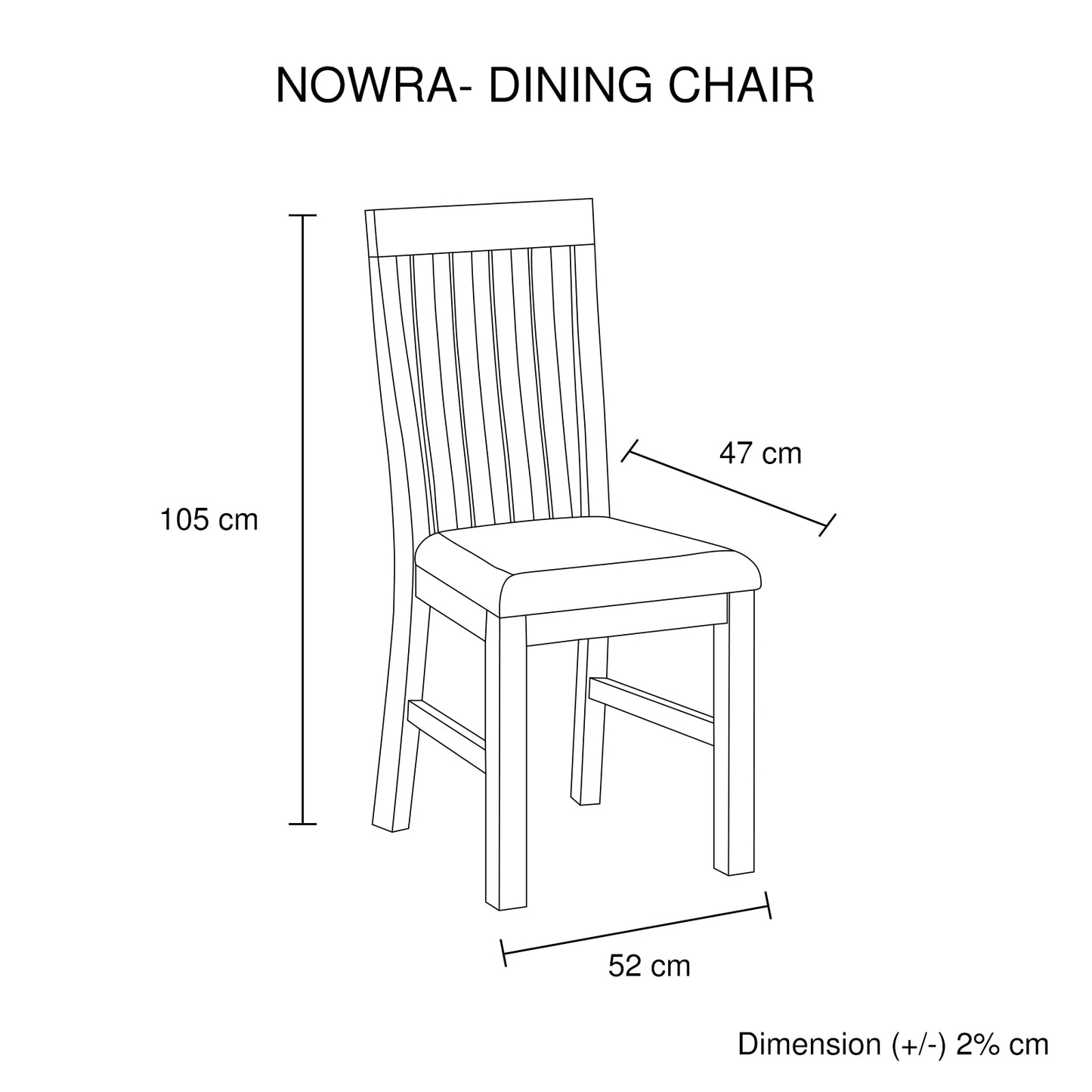 2X Wooden Frame Leatherette In Solid Wood Acacia & Veneer Dining Chairs In Oak