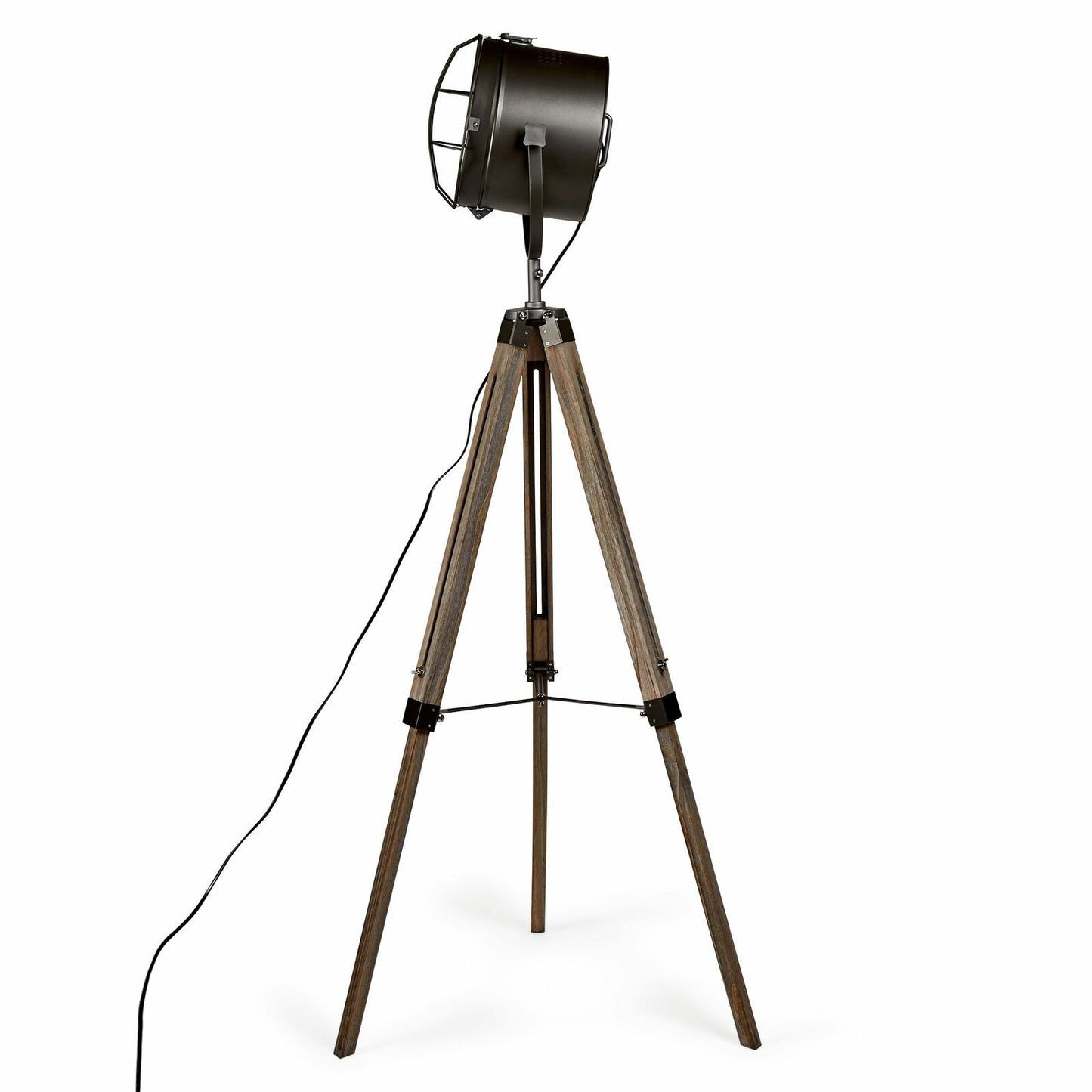 153Cm Nautical Tripod Floor Lamp - Matte Grey