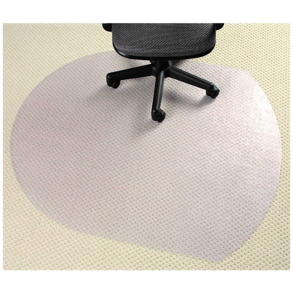 Office Chair Mat PVC Carpet Protector 124x99cm