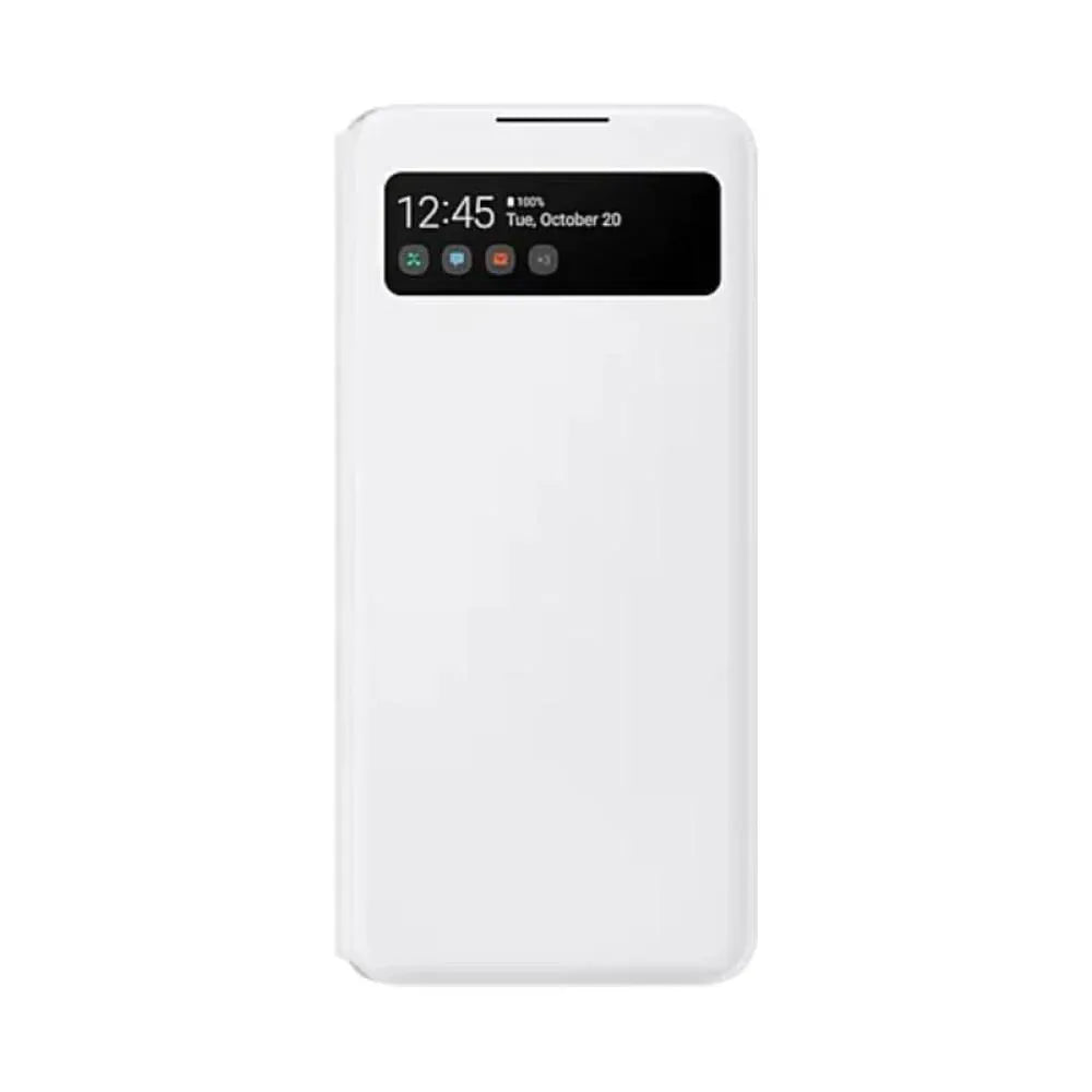Samsung Galaxy A42 5G S View Wallet Case White | HomeAndLivig