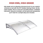 Diy Outdoor Awning Cover -1000X2000Mm