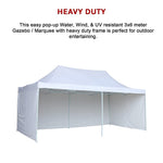3X6M Popup Gazebo Party Tent Marquee