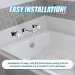 3Pc Bath Mixer Set