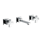 3Pc Bath Mixer Set