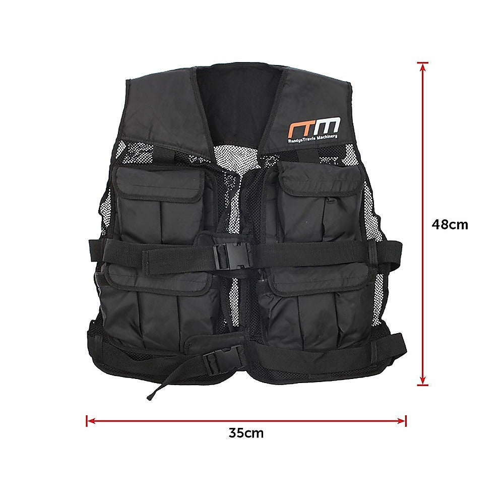 20Lbs Weighted Weight Gym Exercise Training Sport Vest