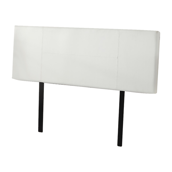 Pu Leather Double Bed Headboard Bedhead - White