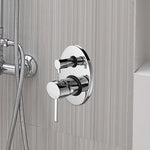 Stylish Chrome Bathroom Shower Wall Mixer Diverter W/ Watermark