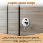 Stylish Chrome Bathroom Shower Wall Mixer Diverter W/ Watermark