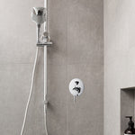 Stylish Chrome Bathroom Shower Wall Mixer Diverter W/ Watermark