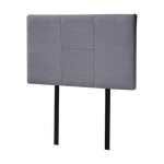 Linen Fabric Single Bed Headboard Bedhead - Grey
