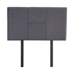 Linen Fabric Single Bed Headboard Bedhead - Grey