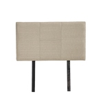 Linen Fabric Single Bed Headboard Bedhead - Beige