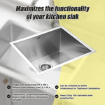 510X450Mm Stainless Steel Laundry Sink With Waste
