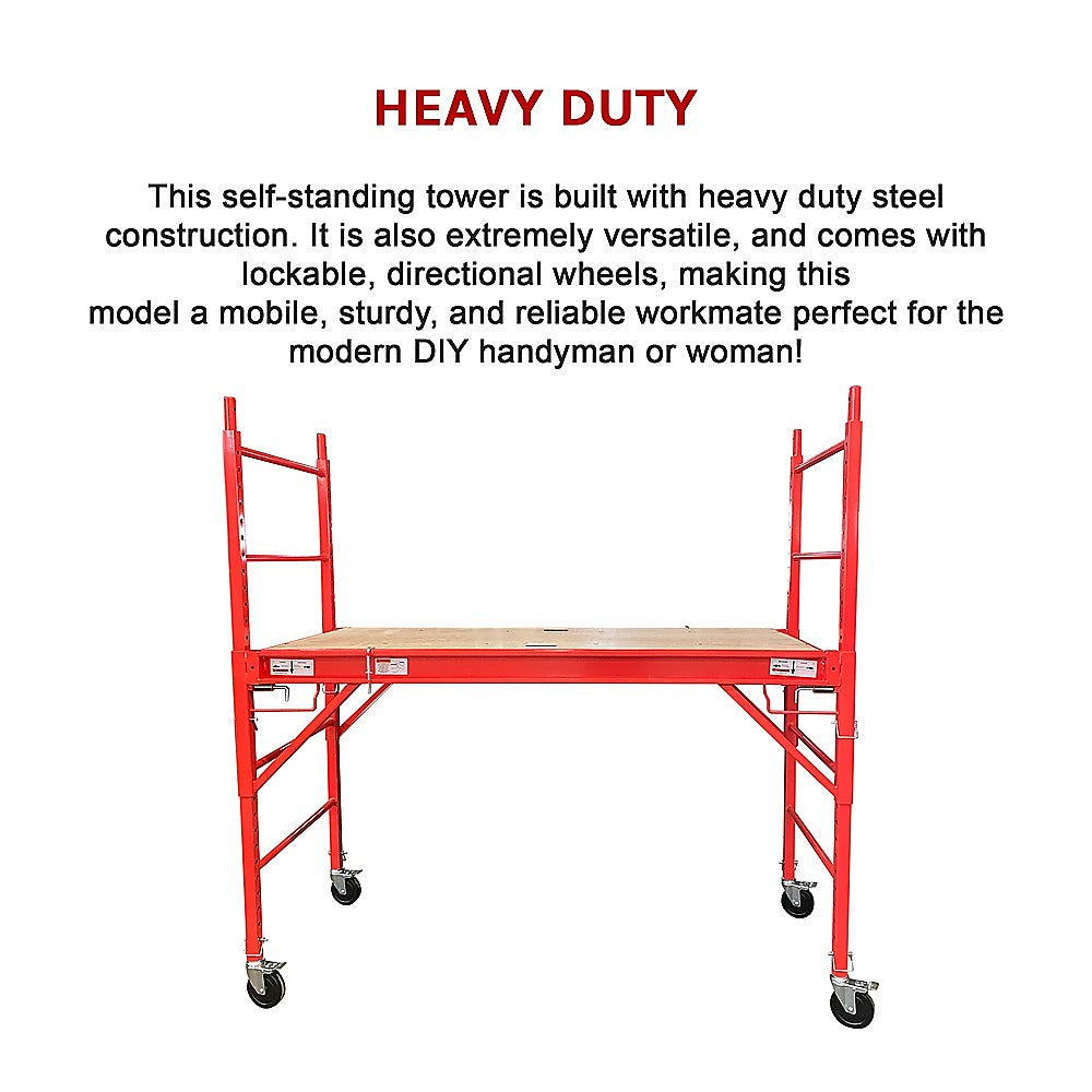Mobile Safety High Scaffold / Ladder Tool -450Kg