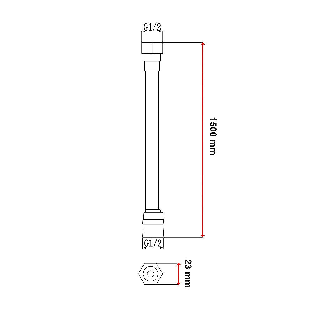 Replacement Heavy Duty 1500Mm Shower Bath Hose