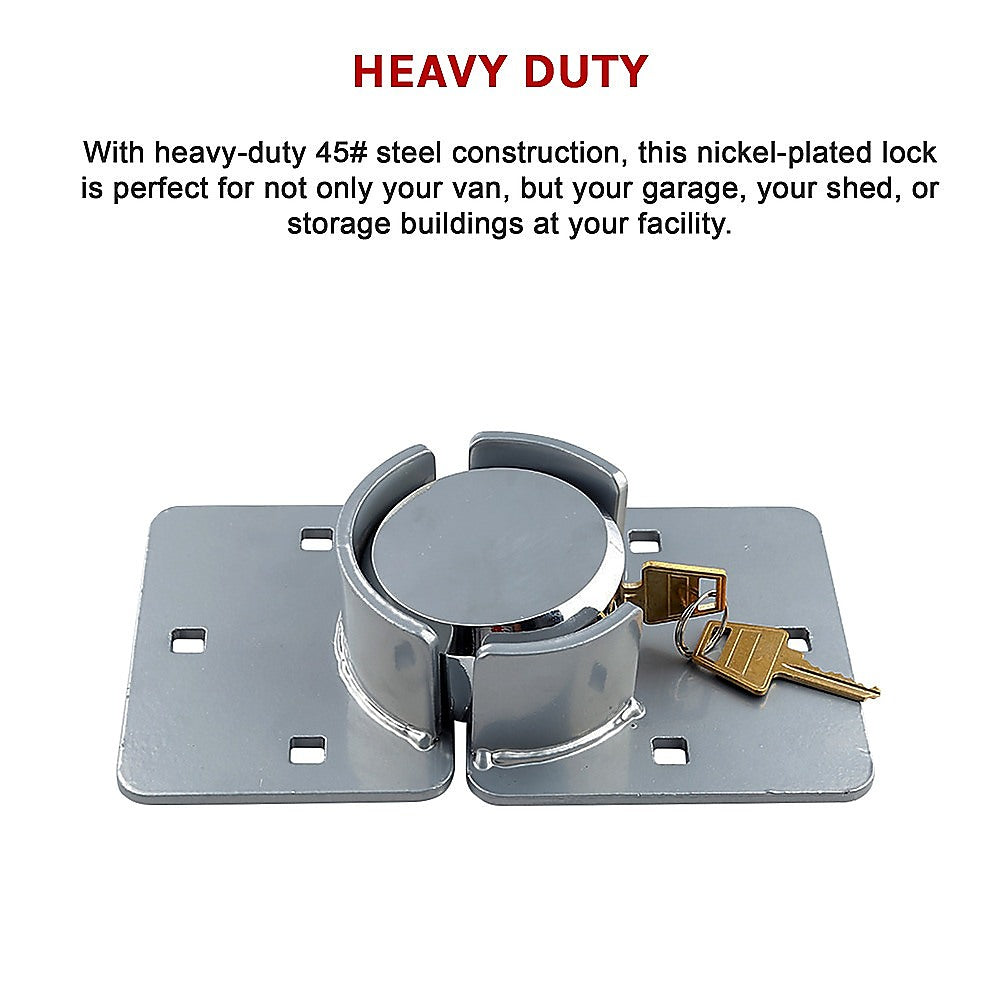 Heavy Duty Van Door Lock Padlock With Brackets