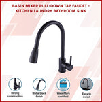 Basin Mixer Pull-Down Tap Faucet -Kitchen Bathroom Sink