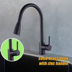 Basin Mixer Pull-Down Tap Faucet -Kitchen Bathroom Sink