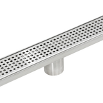 800Mm Stainless Steel Grate Shower Drain With Centre Outlet