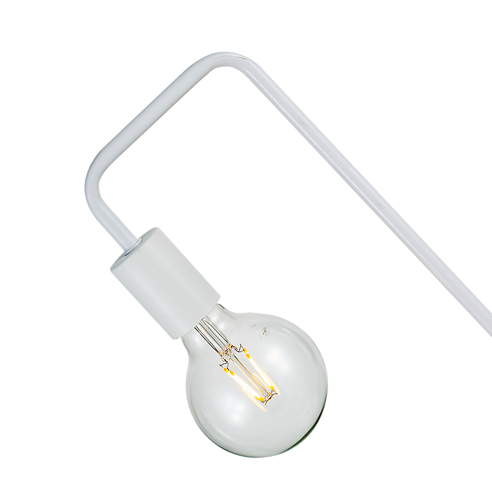 Modern Table Lamp Desk Light Base Bedside Bedroom White